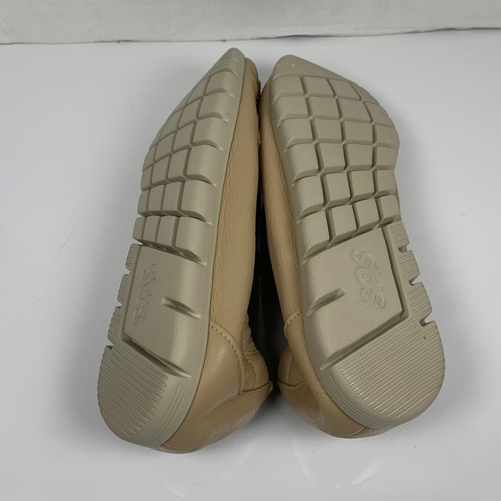 SAS Sunny Slip On Men's Beige Tan Loafers Size 12 - Picture 2 of 13